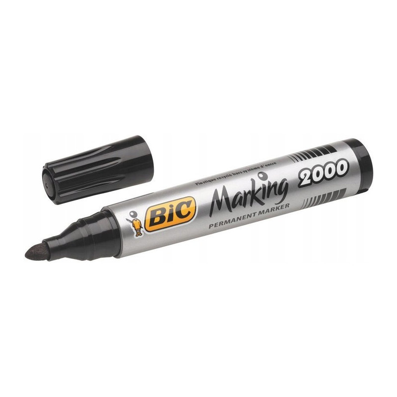 Marker permanentny 2000 czarny BIC ECO okrągła końcówka 8209153