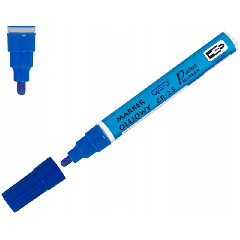 Marker olejowy GR-25 niebieski GRAND