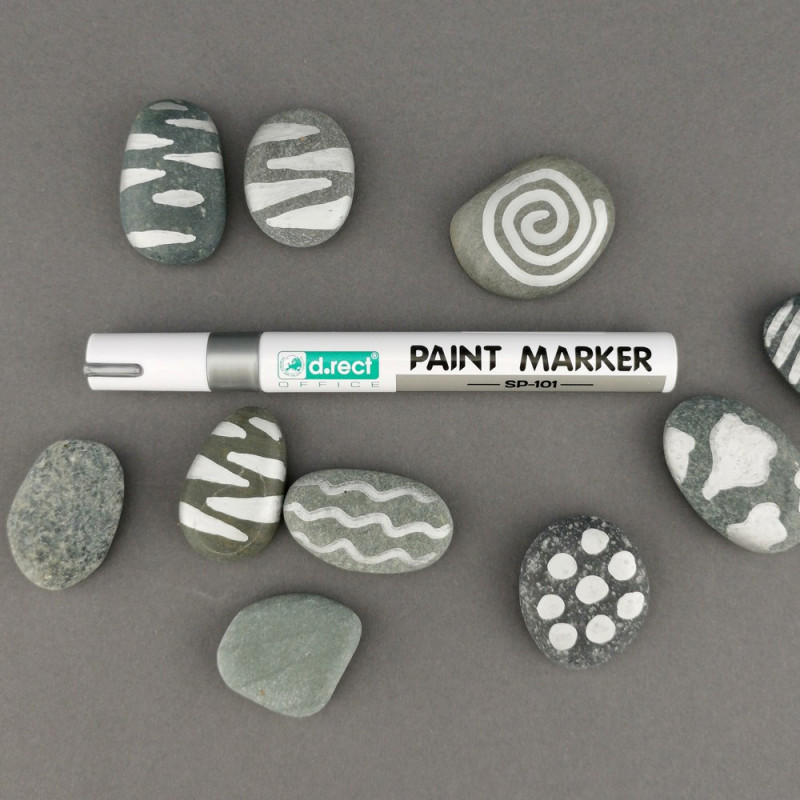 Marker D.RECT SP-101 olejowy srebrny 206009