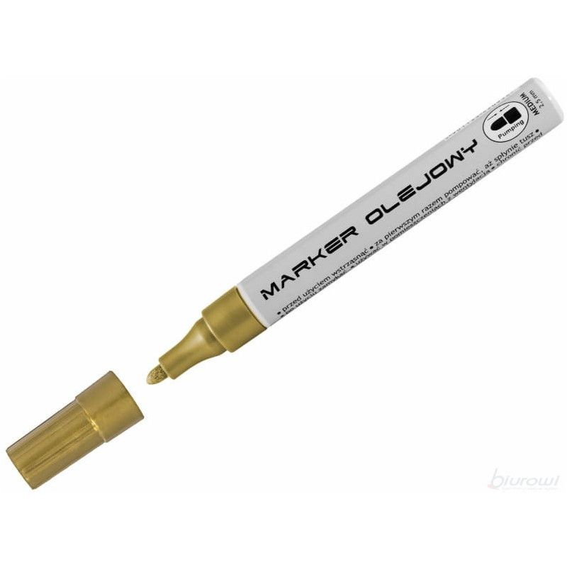 Marker olejowy ECONOMY złoty TO-420 TOMA