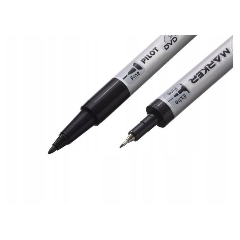 Marker do płyt CD PILOT dwustronny czarny PISC-TMCD-B