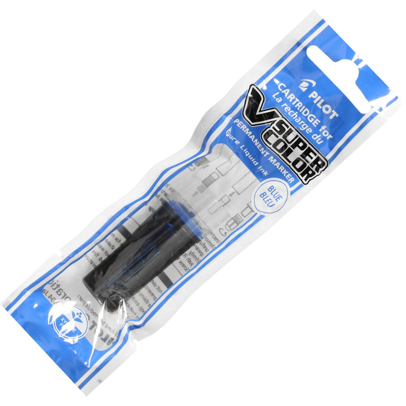 Wkł.do mark.perna. V-SUPER COLOR niebieski PISCAS-VSC-L