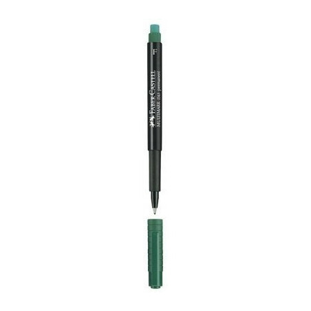 Foliopis z gumką OHP MULTIMARK F 0.6 zielony 151363 FABER-CASTELL
