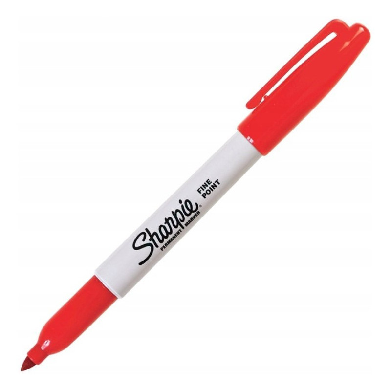Marker permanentny SHARPIE FINE czerwony S0810940