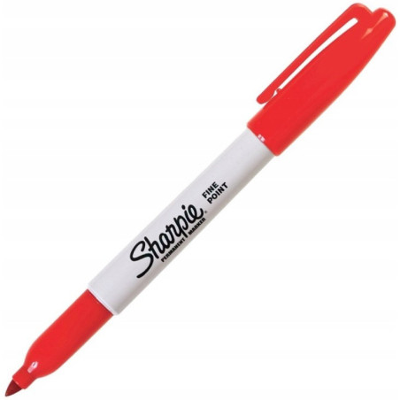Marker permanentny SHARPIE FINE czerwony S0810940