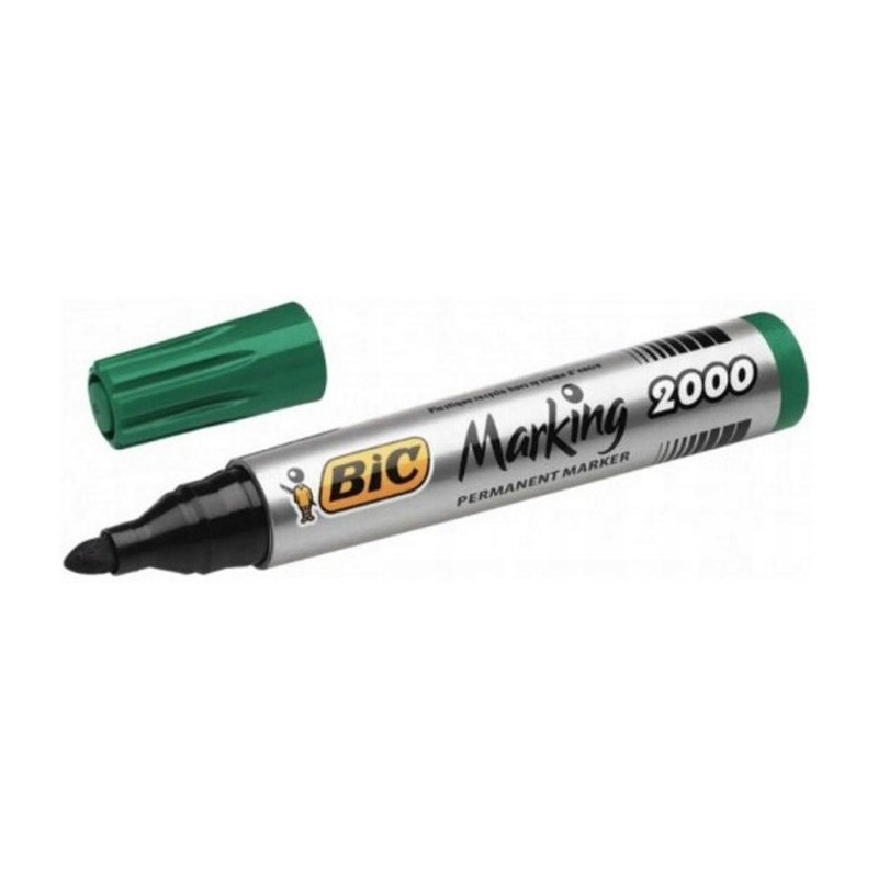 Marker permanentny 2000 zielony BIC ECO okrągła końcówka 8209123