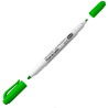 Marker dwustronny suchościeralny zielony TO-270 TOMA