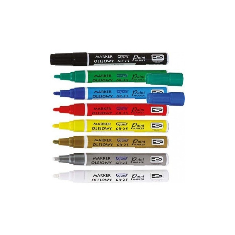 Marker olejowy GR-25 żółty GRAND