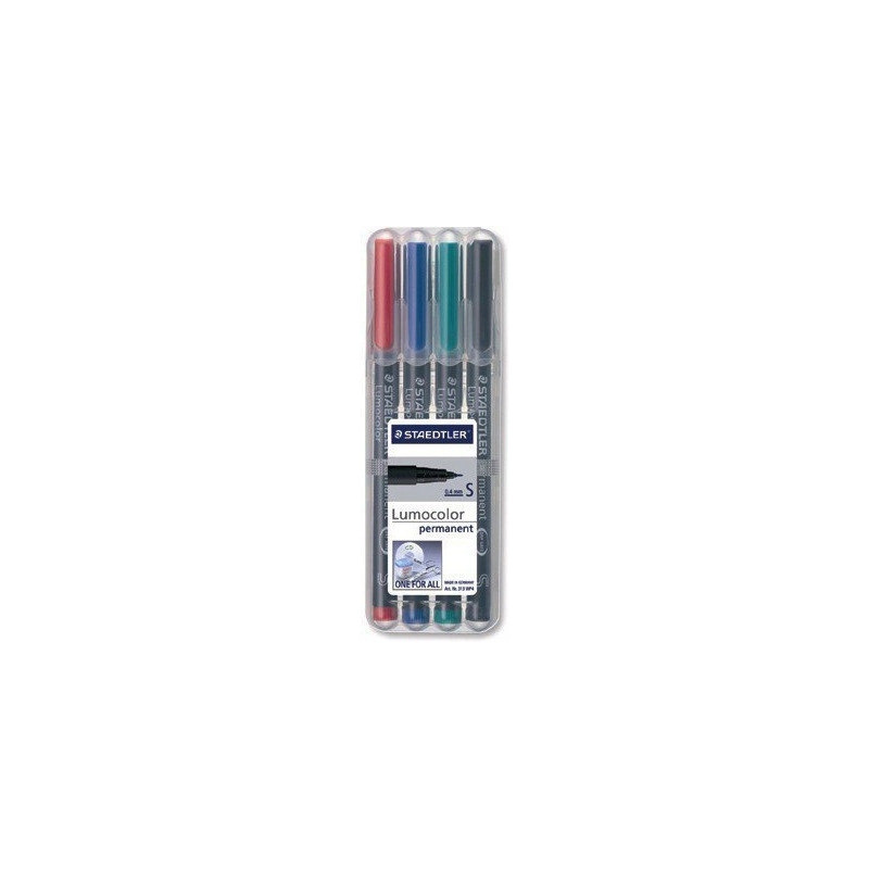 Foliopis permanentny B314 WP4 etui 4szt. STAEDTLER S314WP4