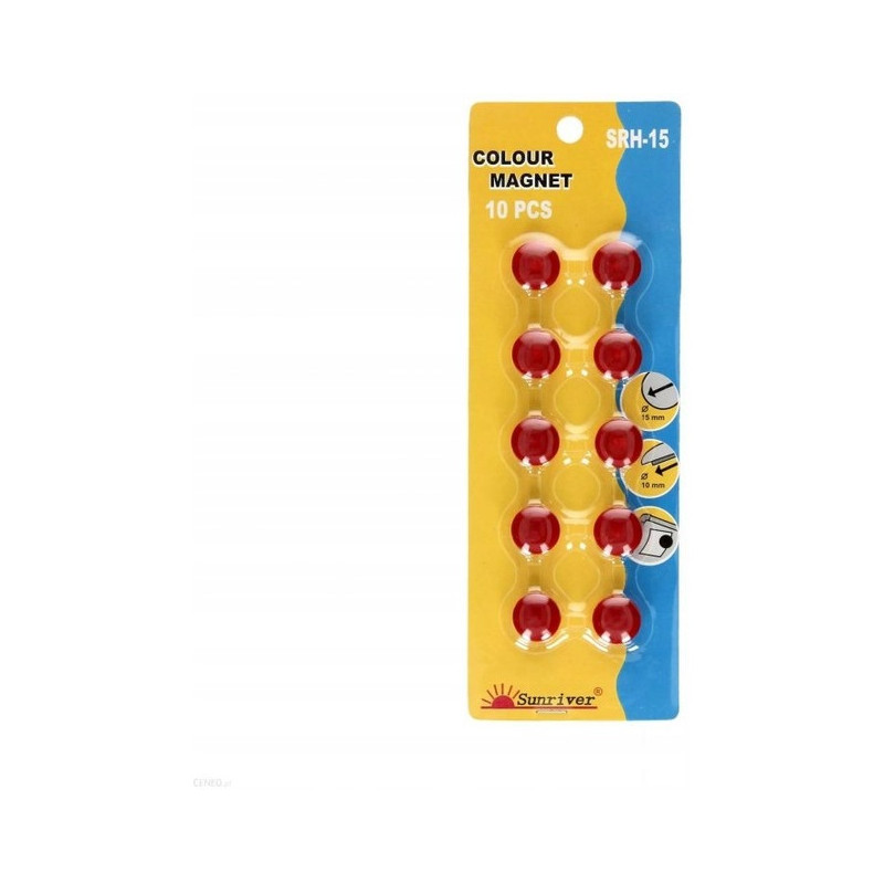 Magnesy WF-15/SRH-15 czerwone (10szt.) 607224 ARGO