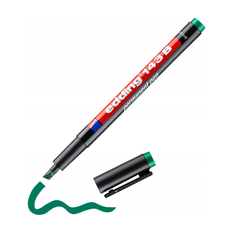 Marker niezmywalny do folii 1-3mm zielony 143B/004/ZI ED EDDING