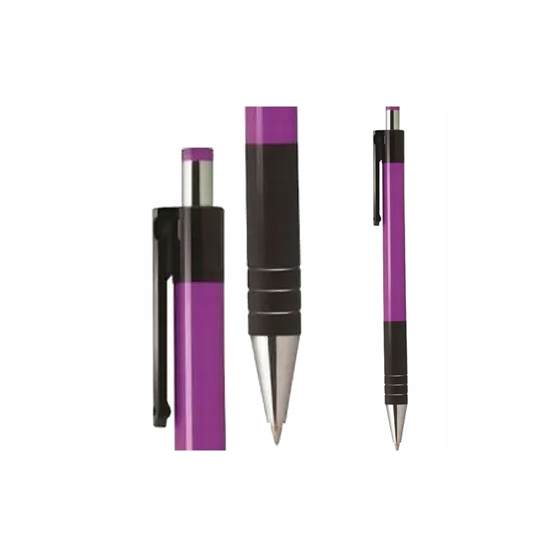 Długopis niebieski 0,7mm obudowa fioletowa KD940-NF TETIS
