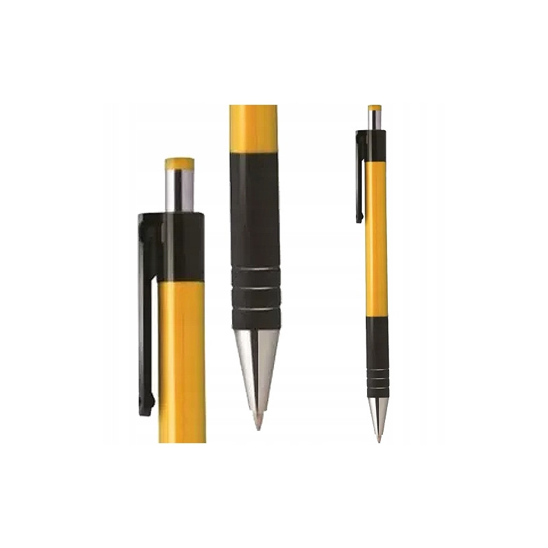 Długopis niebieski 0,7mm obudowa żółta KD940-NY TETIS