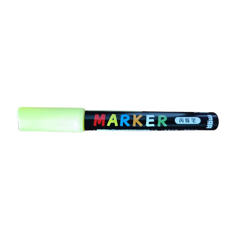 Marker akrylowy 1-2mm żółty neon MG ZPLN6570-101