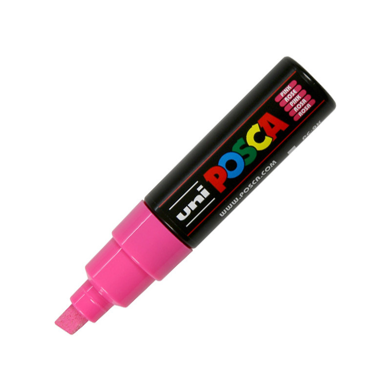 Marker z farbą plakatową Posca PC-8K, różowy, Uni