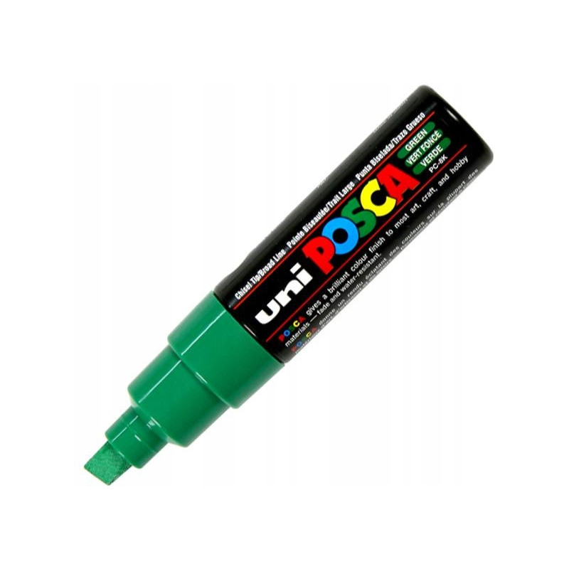 Marker z farbą plakatową UNI Posca PC-8K nr.6 zielony