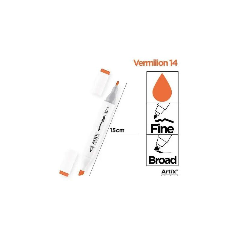 Marker alkoholowy dwustronny VERMILION PP915-14 ARTIX
