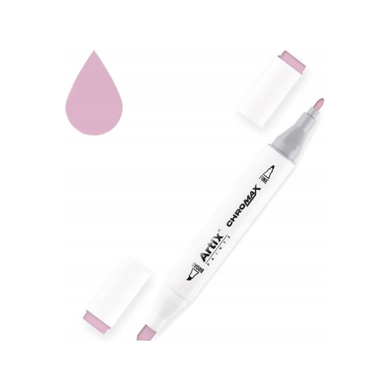 Marker alkoholowy dwustronny PASTEL PINK PP915-17 ARTIX