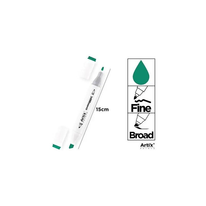 Marker alkoholowy dwustronny FOREST GREEN PP915-50 ARTIX