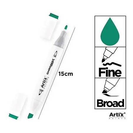 Marker alkoholowy dwustronny FOREST GREEN PP915-50 ARTIX
