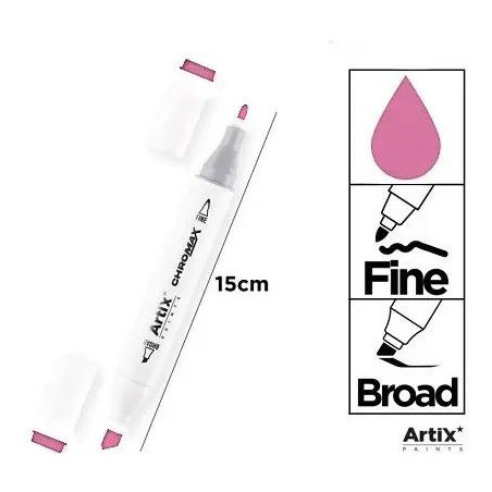 Marker alkoholowy dwustronny PINK BLUSH PP915-96 ARTIX