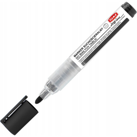 Marker suchościeralny TOMA TO-265 okrągły czarny