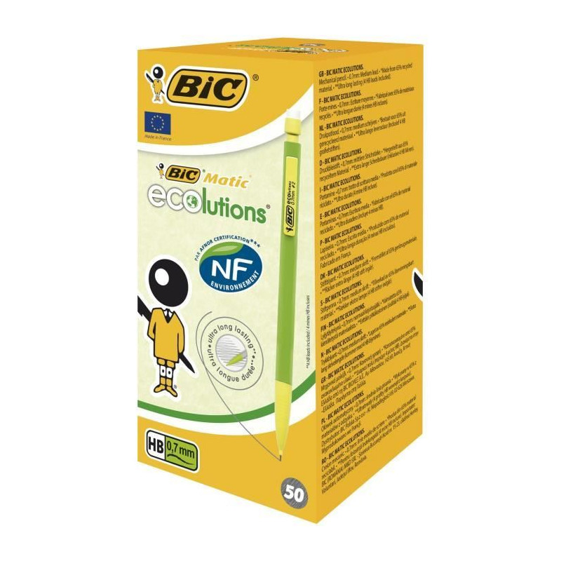 Ołówek automatyczny 0,7mm ECOLUTION MATIC 8877191 BIC