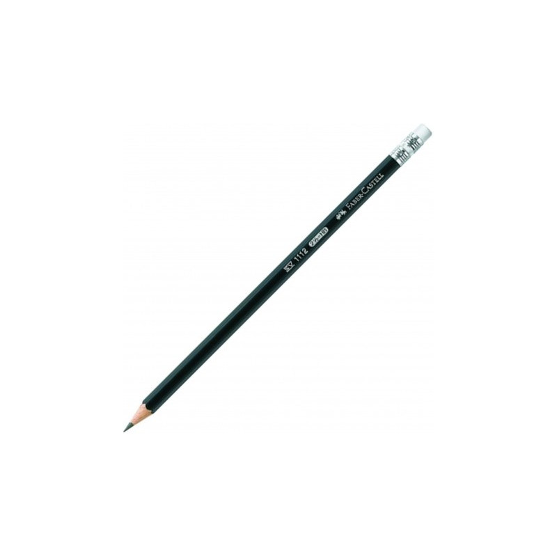 Ołówek grafitowy z gumką 1112 HB (12szt.) FC111200 Faber-Castell
