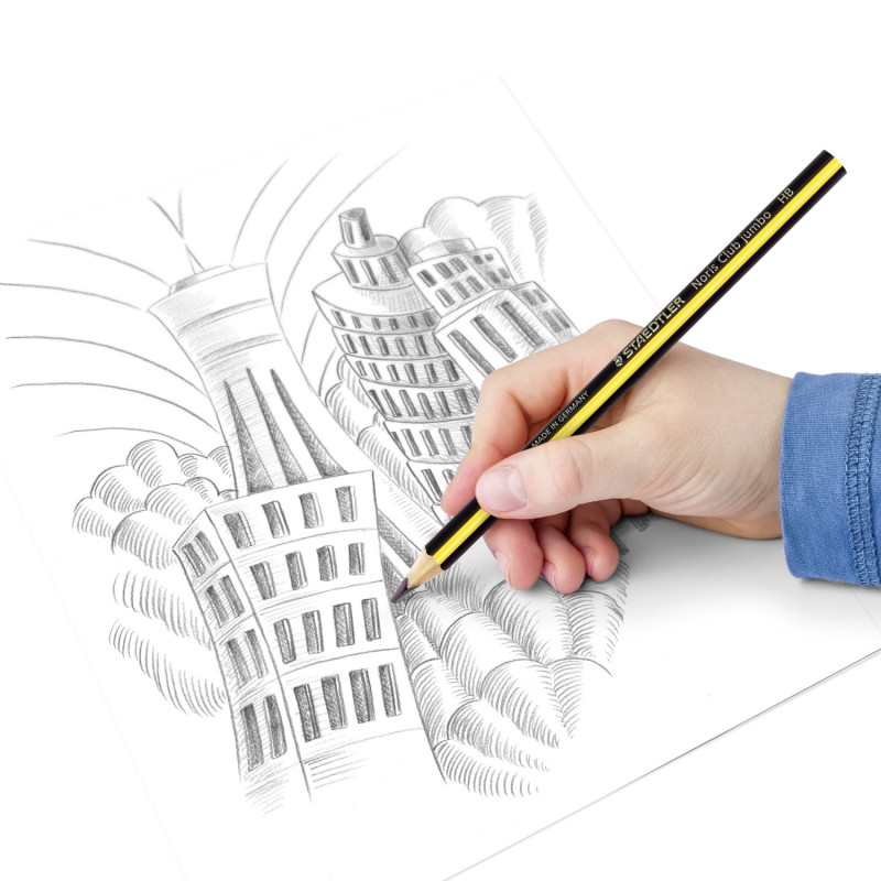 Ołówek TRIPLUS twardość HB JUMBO NORIS 119