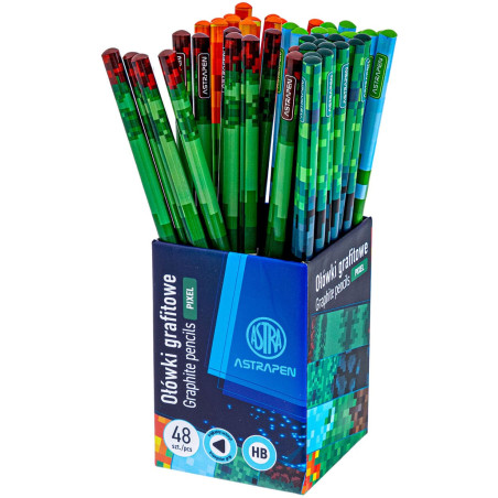 Ołówek grafitowy trójkątny HB Pixel One ASTRAPEN 206023002 ASTRA