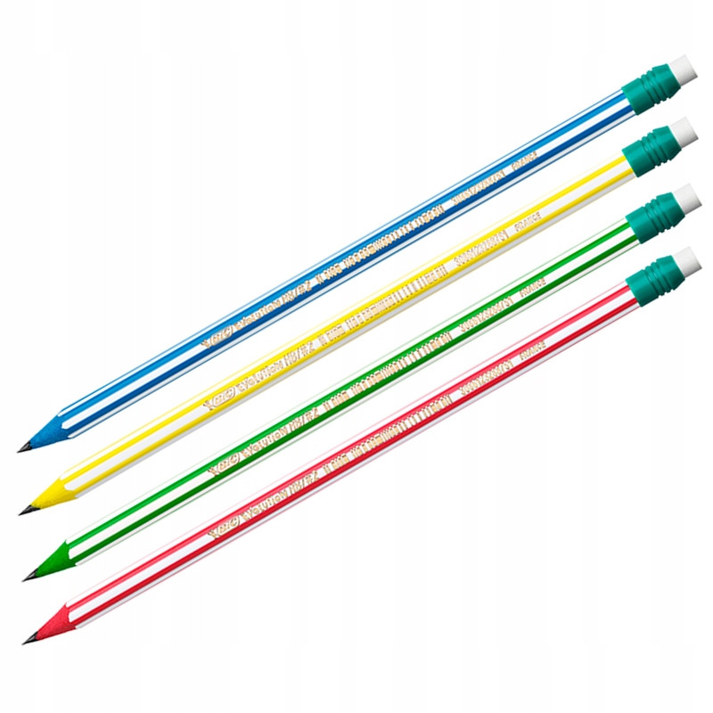 Ołówek EVOLUTION STRIPES z gumką HB 8960342 BIC