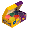 Farby plakatowe brokatowe 20ml. 6 kolorów KF003-A TETIS