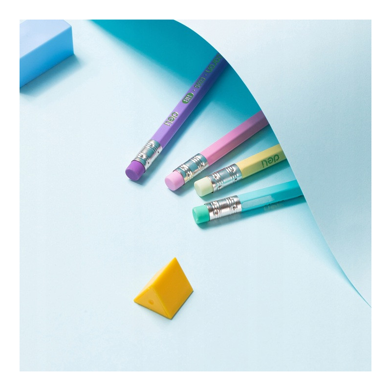 Ołówek HB MACARON 12szt EC025-HB DELI