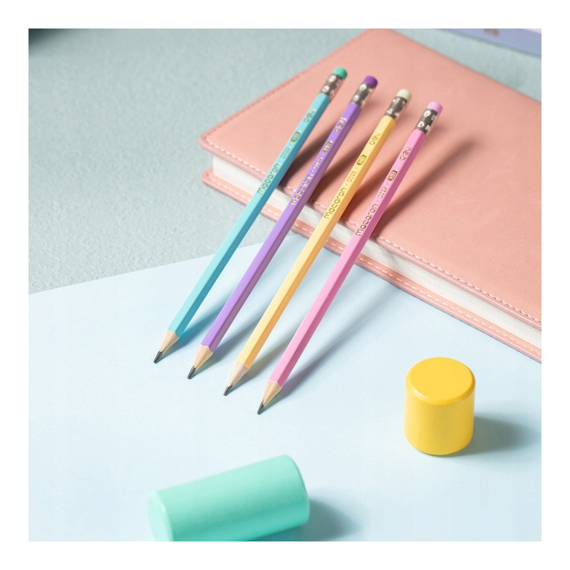 Ołówek HB MACARON 12szt EC025-HB DELI