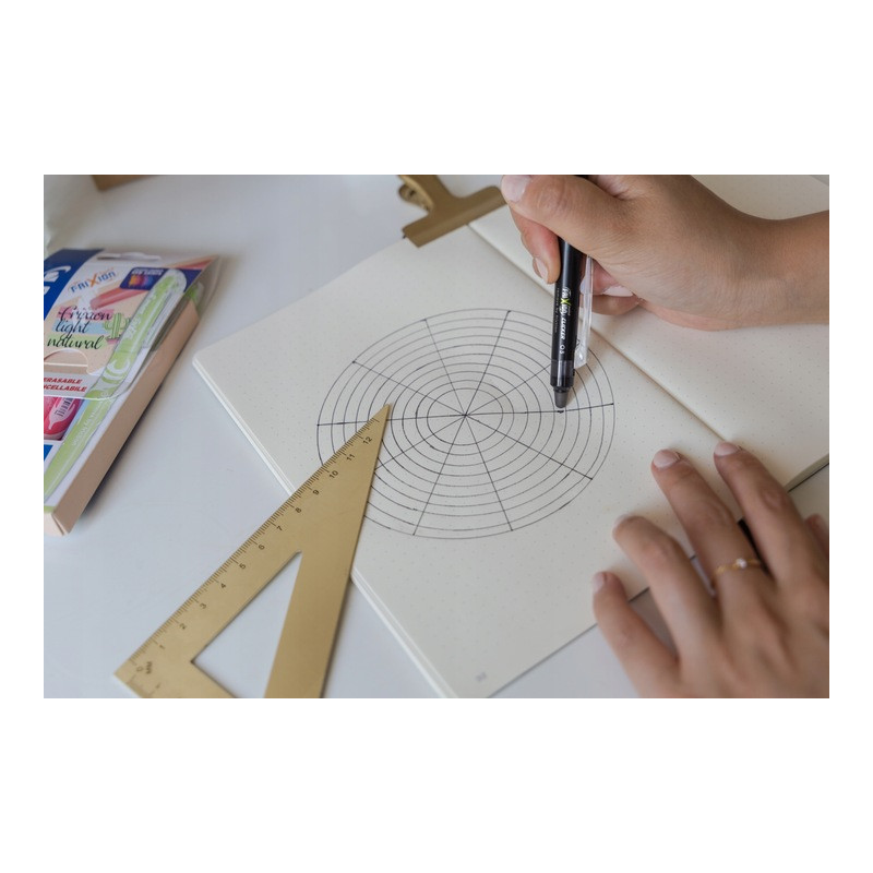 Pióro kulkowe FRIXION POINT CLICKER 0,5 czerwone PIBLRT-FRP5-R PILOT