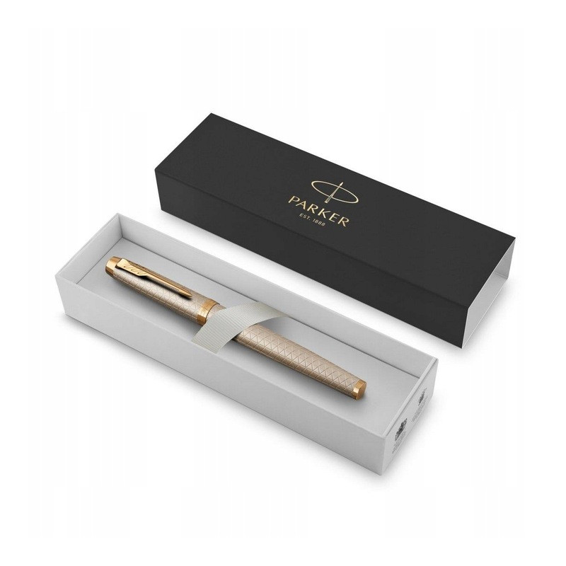 Pióro wieczne (F) IM PREMIUM warm grey GT 1931684 PARKER