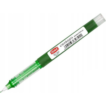 Cienkopis kapilarny 0,5mm zielony TO-347 TOMA