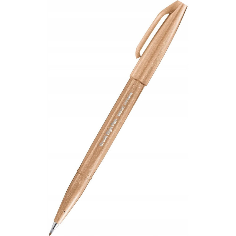 Pisak BRUSH SIGN PEN orzechwowy SES15C-E2X PENTEL