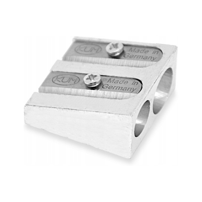 Temperówka KUM podwójna metalowa 410M