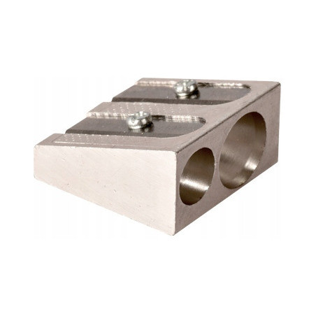 Temperówka podwójna metalowa KV412-M TETIS