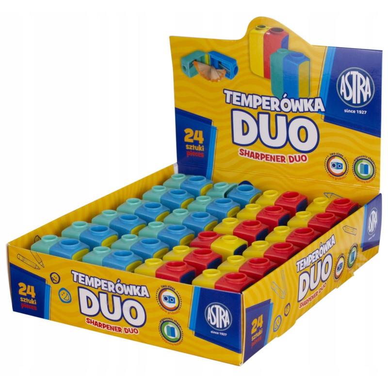 Temperówka podwójna z pojemnikiem DUO 404121001 ASTRA