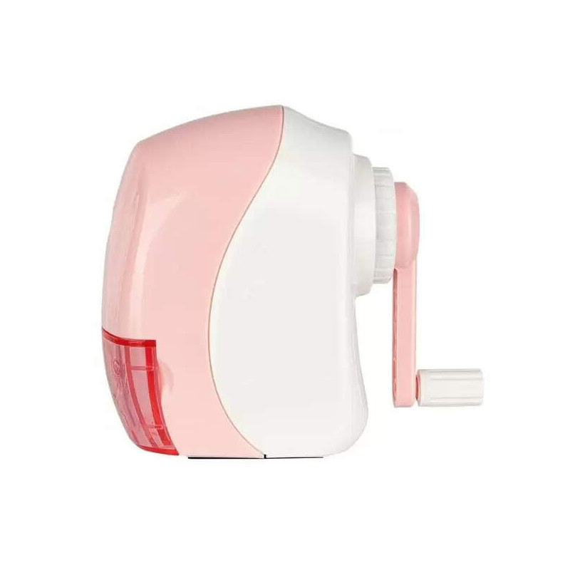 Temperówka ręczna na korbkę MACARON różowa 0519 PINK DELI