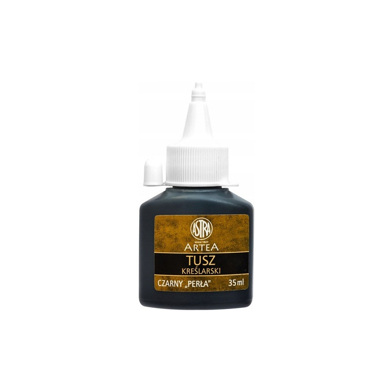 Tusz kreślarski czarny 35ml Czarna Perła 81030908 ASTRA