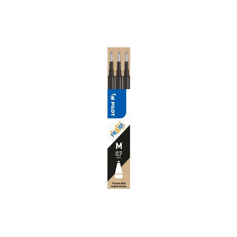 Wkład FRIXION 0,7mm czarny (3szt) BLS-FR7-B-S3 PILOT
