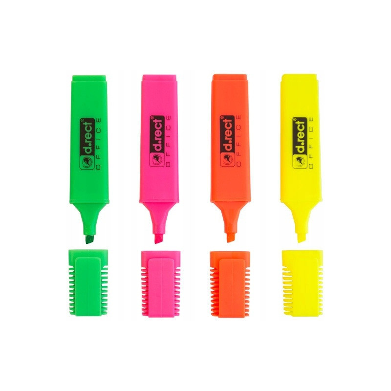 Zakreślacz 4kol.1127 LEVIATAN 101007