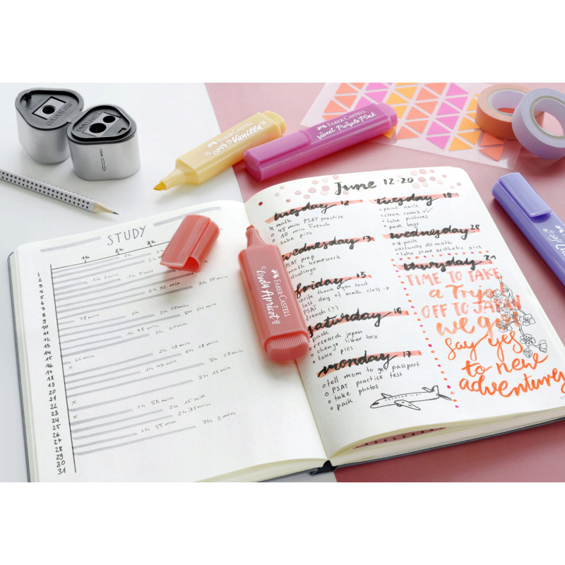 Zakreślacz 1546 8 kolorów pastelowych 254658 Faber-Castell