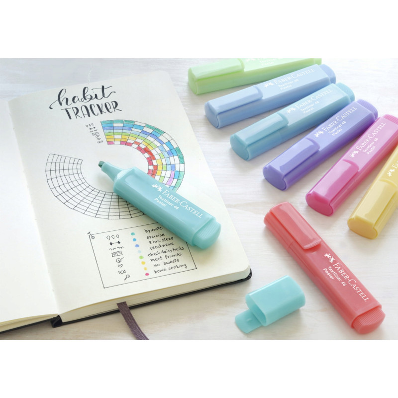 Zakreślacz 1546 8 kolorów pastelowych 254658 Faber-Castell