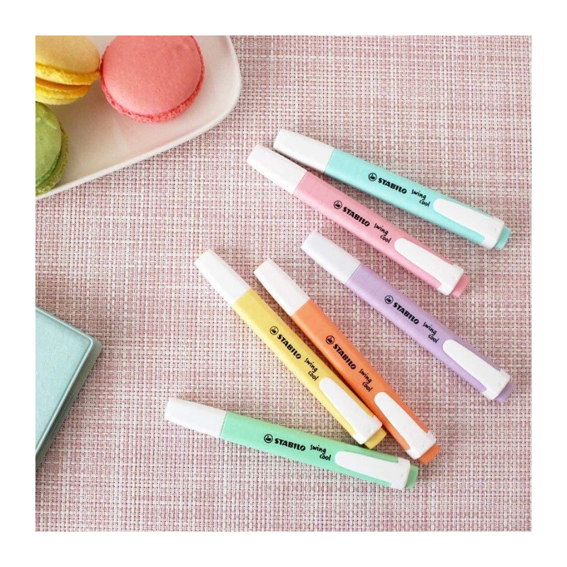 Zakreślacz STABILO swing cool 275/126-8 pastel pomarańczowy