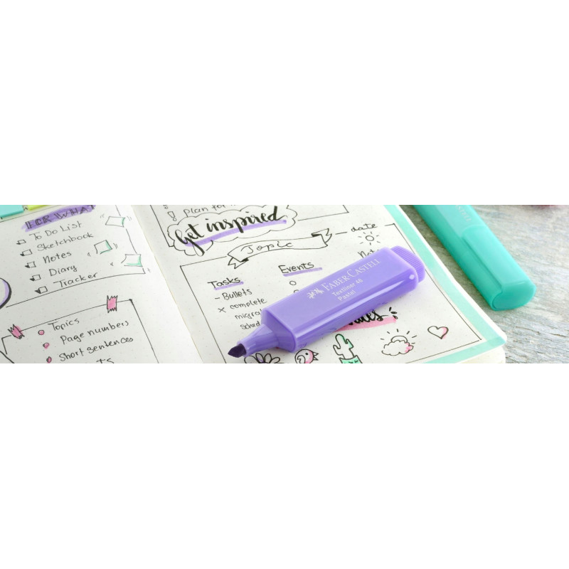 Zakreślacz 1546 metaliczny srebrny 154661 FC FABER-CASTELL