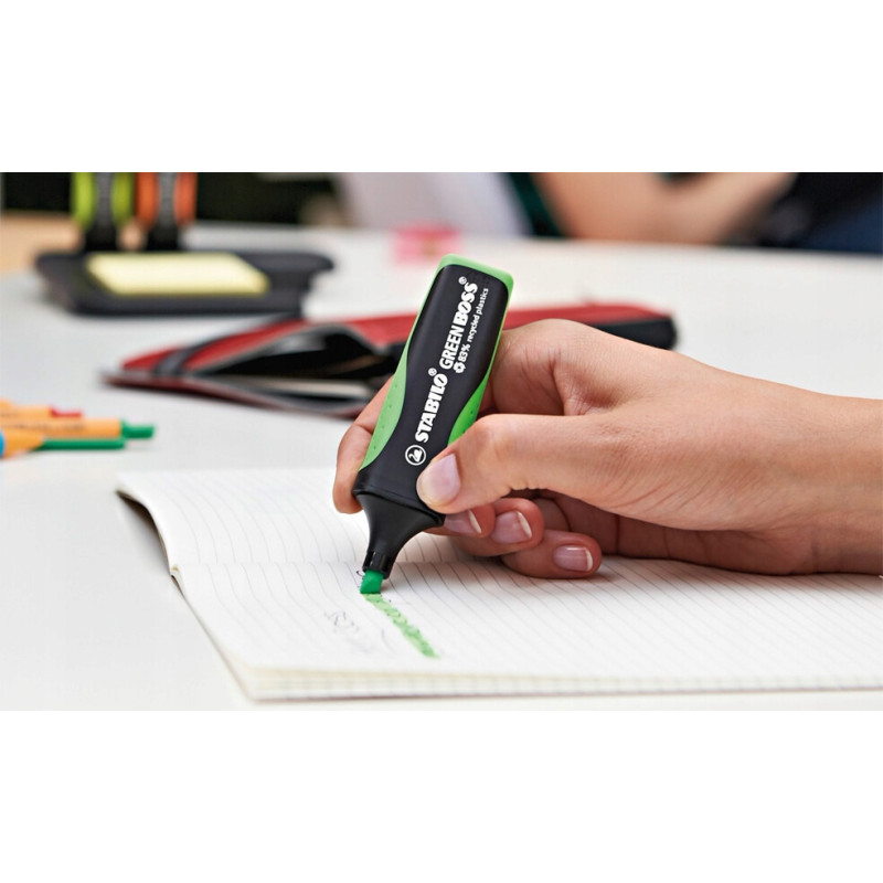 Zakreślacz STABILO GREEN BOSS 6070/24 żółty